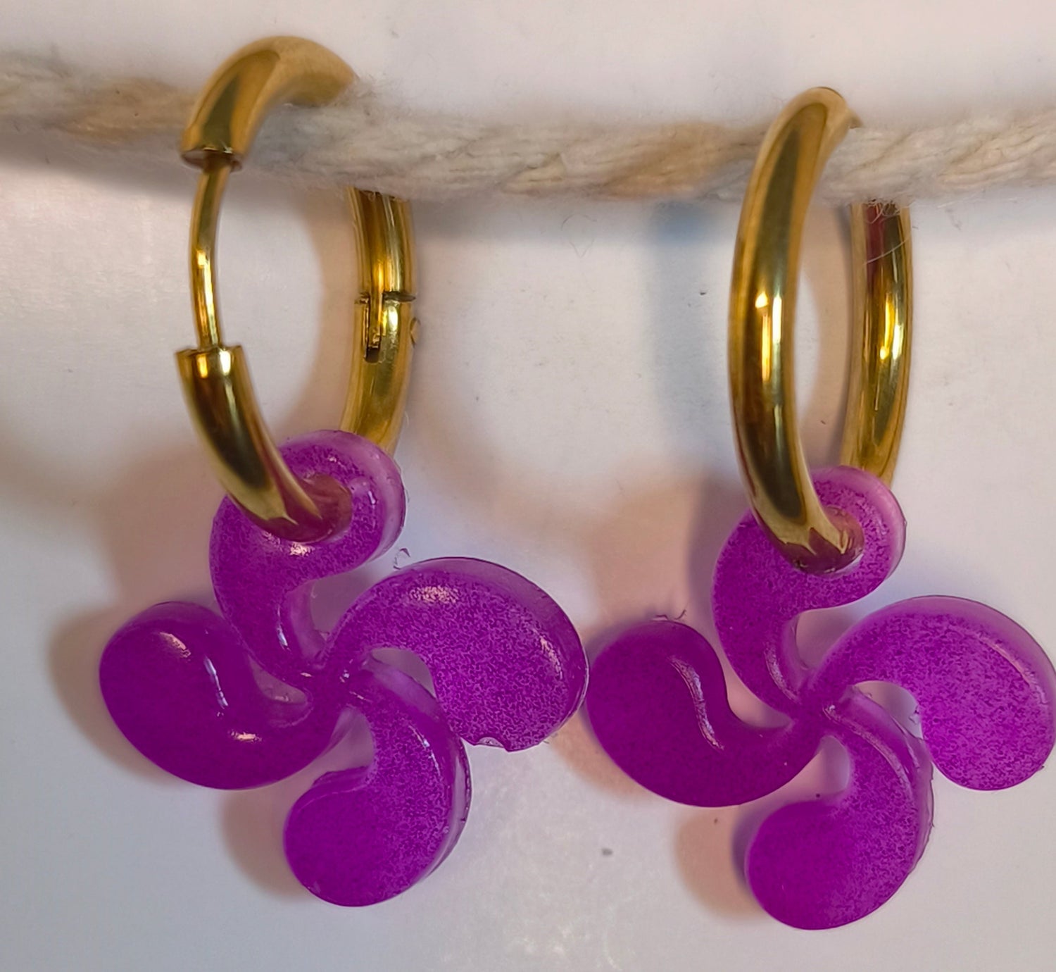 💜Croix Basque Violettes💜