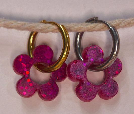 Fleurs à paillettes #G2a