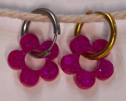 Fleurs à paillettes #G3a